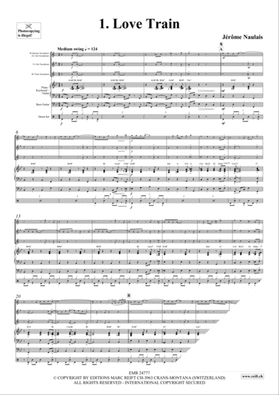 Play With Your Band Volume 4 Saxophone Ensemble scores gallery preview page 4