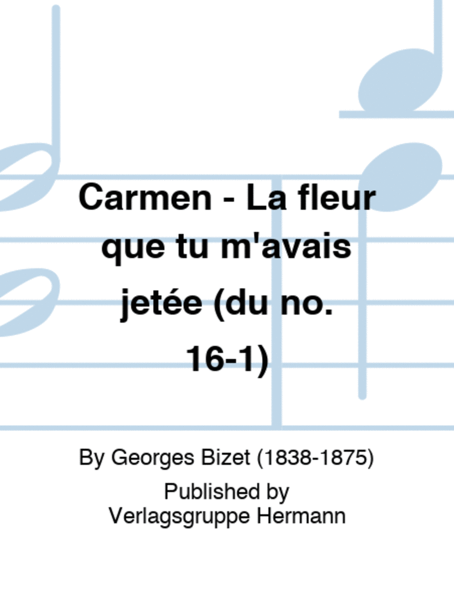 Carmen - La fleur que tu m'avais jetée (du no. 16-1) Orchestra scores gallery preview page 1