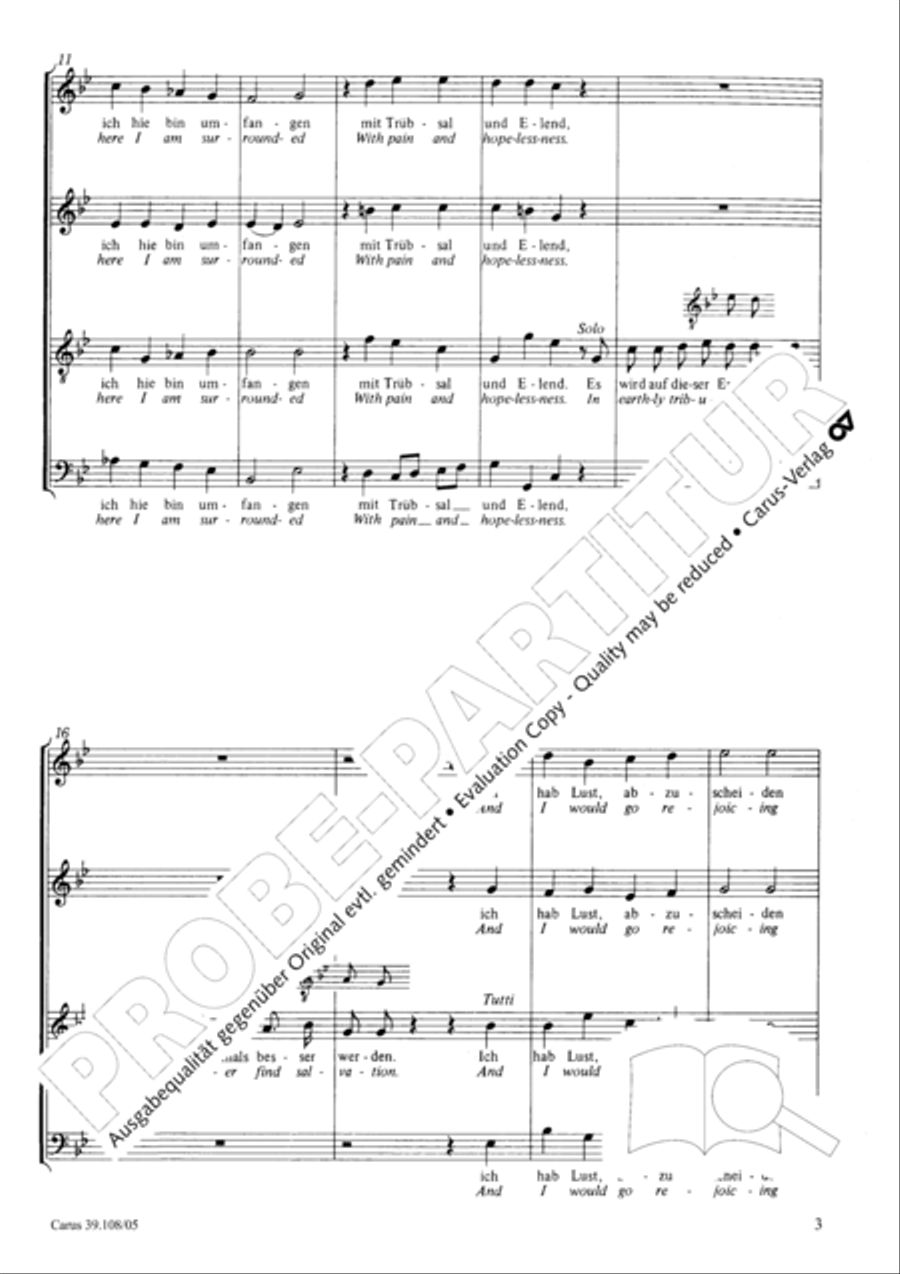 My longing is unbounded (Herzlich tut mich verlangen) TB scores gallery preview page 4