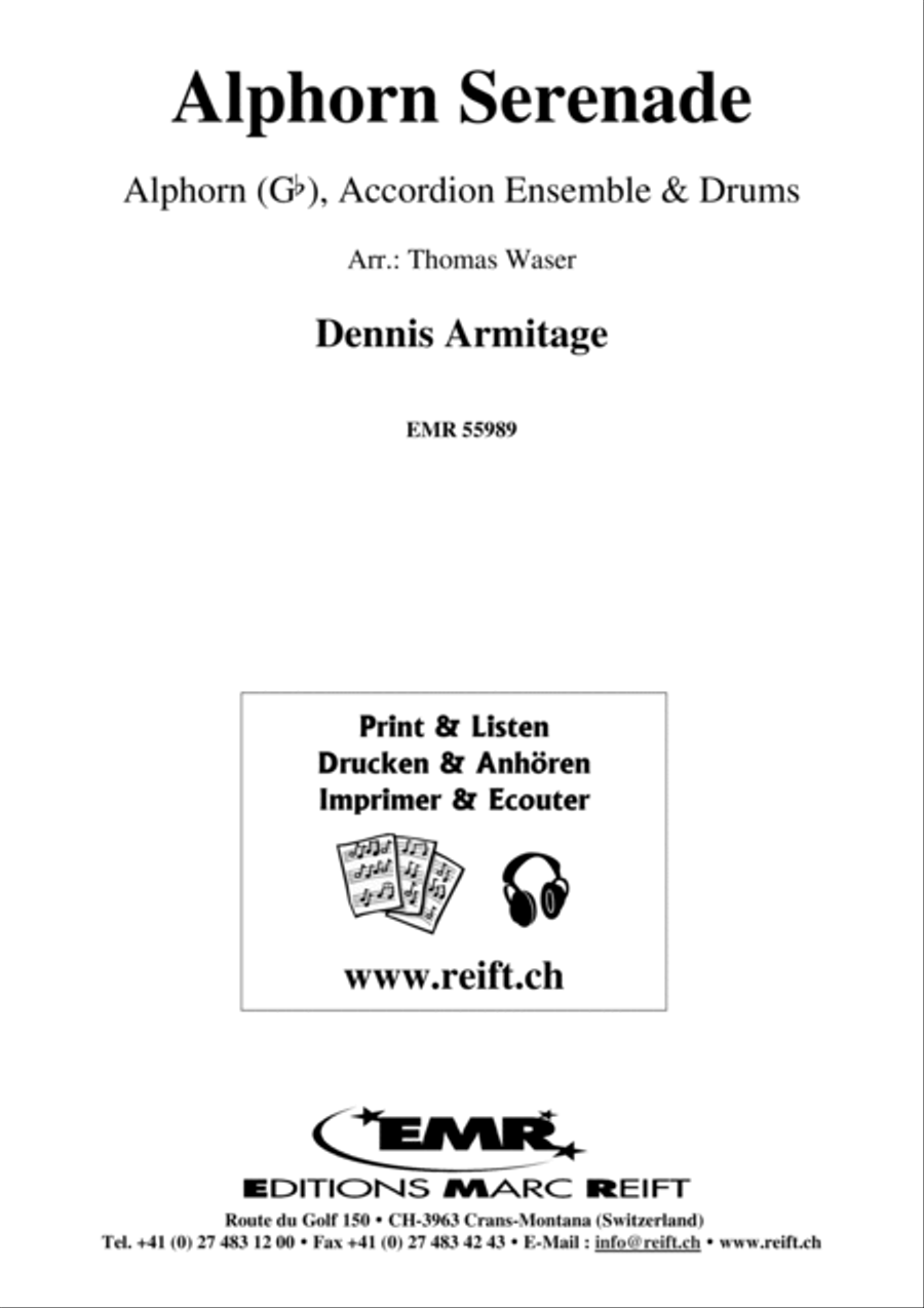 Alphorn Serenade Drums scores gallery preview page 2