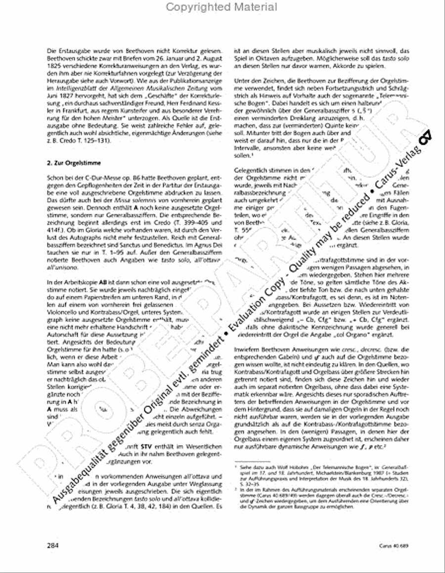 Missa solemnis Missa solemnis 4-Part scores gallery preview page 300