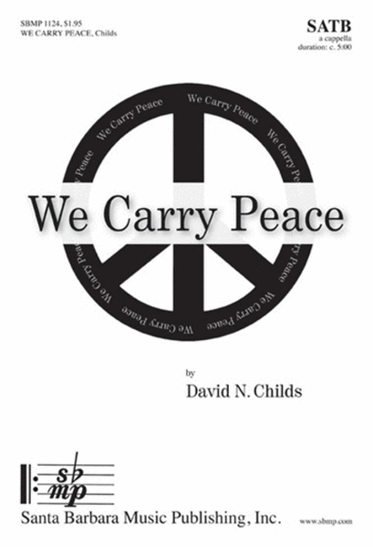We Carry Peace - SATB Octavo image number null
