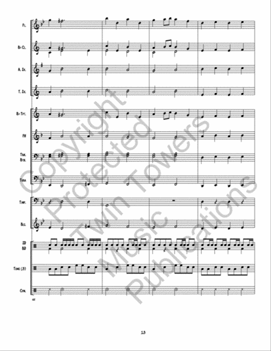 Its Alive! Concert Band scores gallery preview page 14