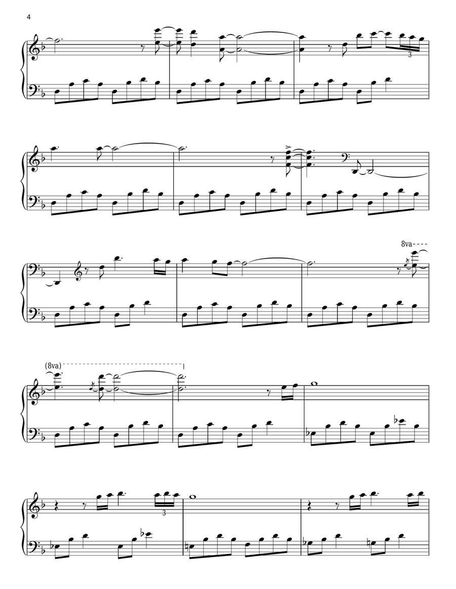 White Sands Piano Solo scores gallery preview page 4