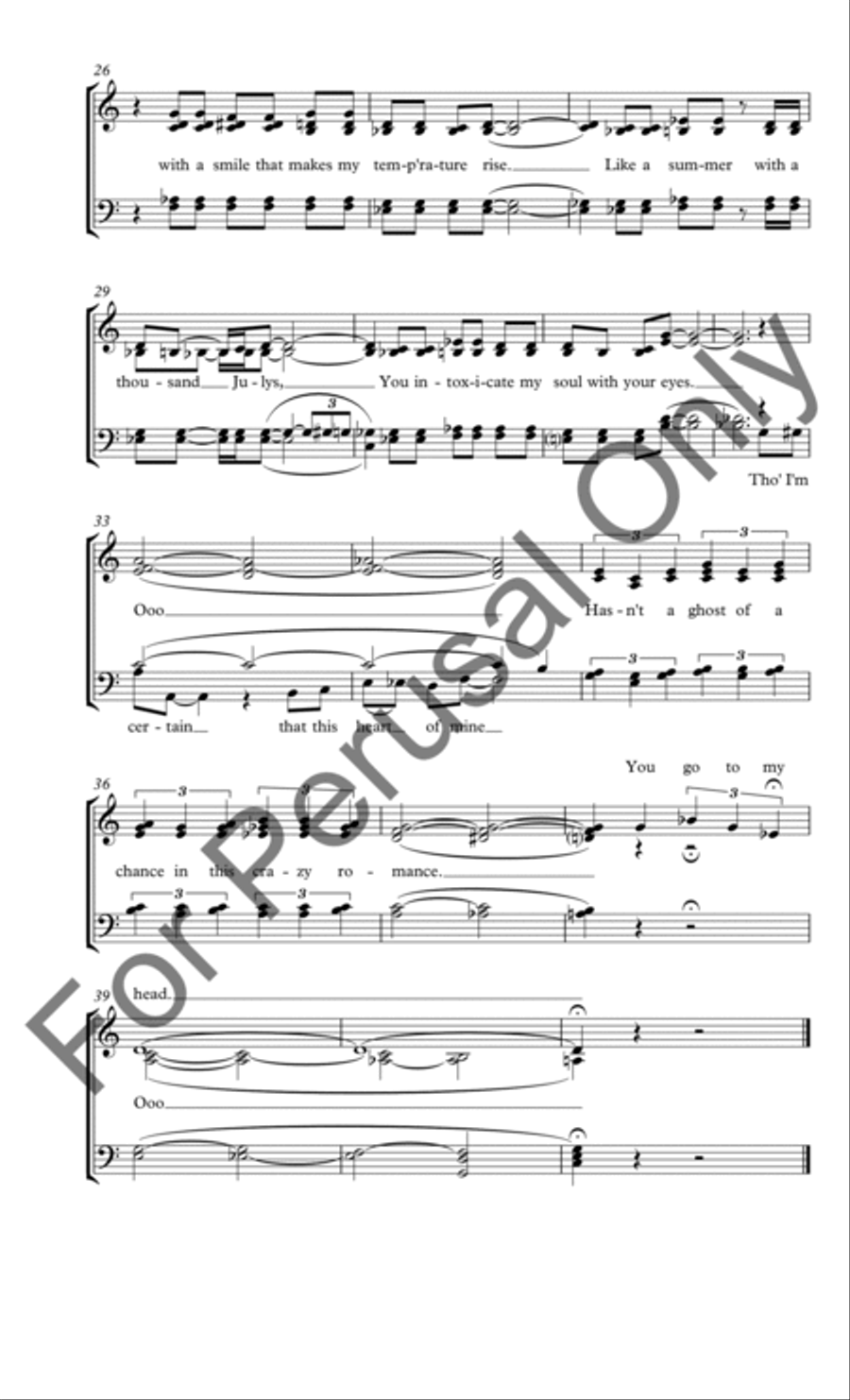You Go To My Head You Go To My Head 4-Part scores gallery preview page 4