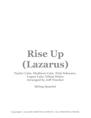 Rise Up (lazarus)