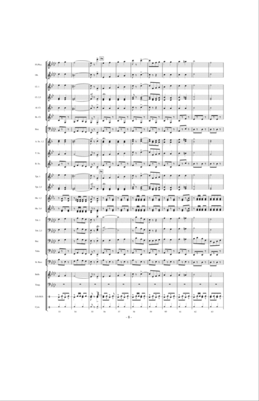 Torch of Liberty Concert Band scores gallery preview page 7