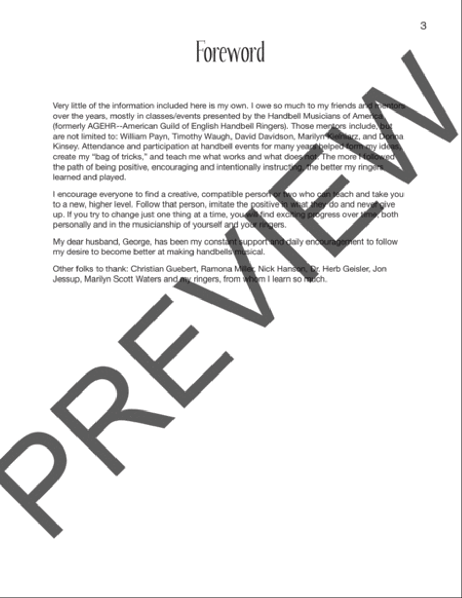 Building a Successful Handbell or Handchime Choir Choir scores gallery preview page 3