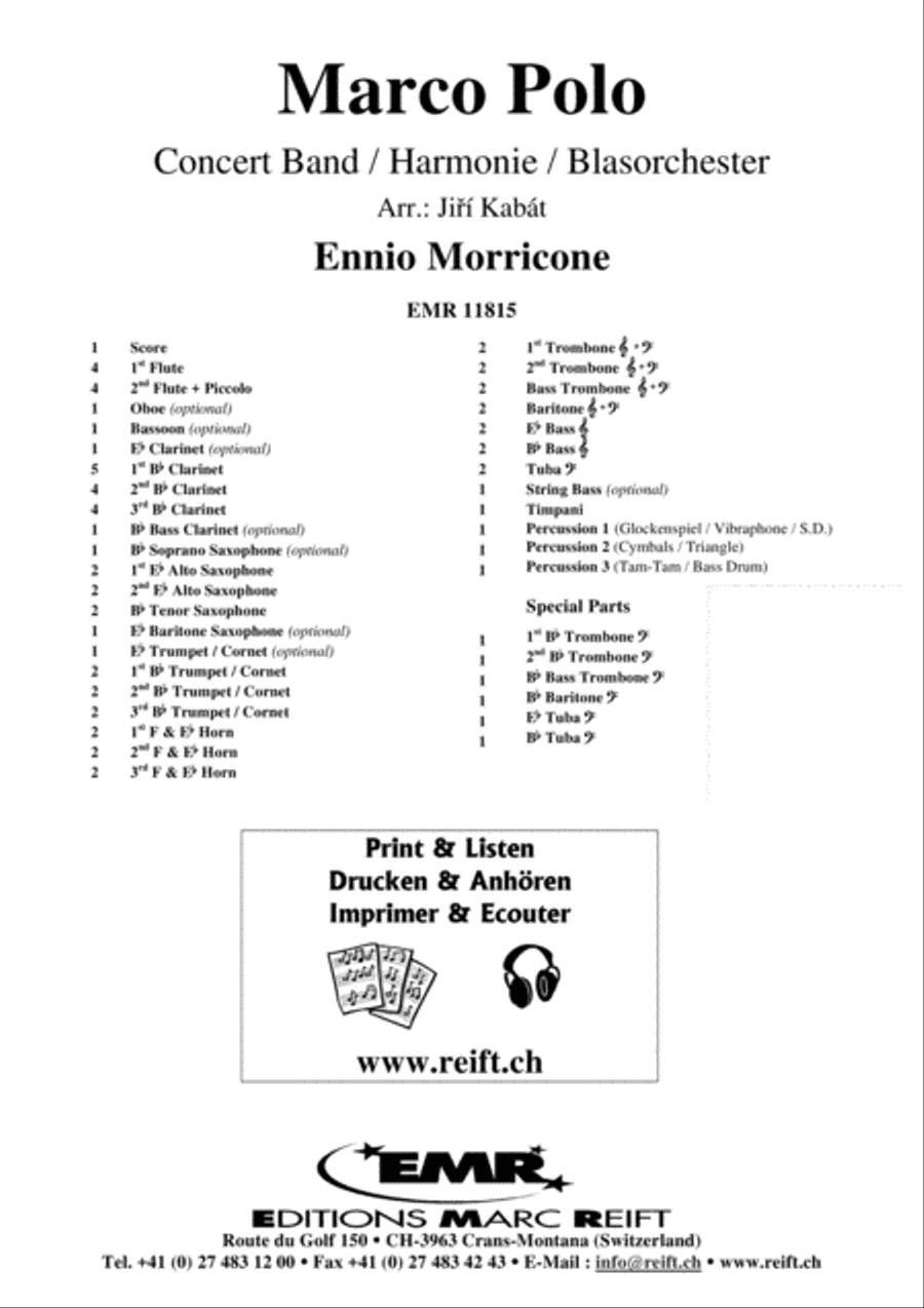 Marco Polo Concert Band scores gallery preview page 2