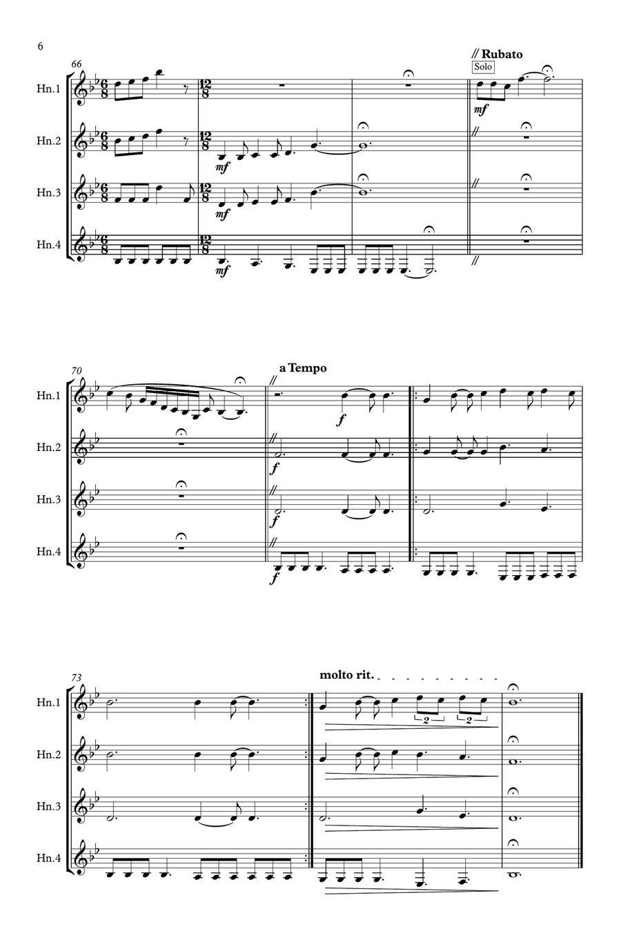Somebody To Love Brass Quartet scores gallery preview page 6