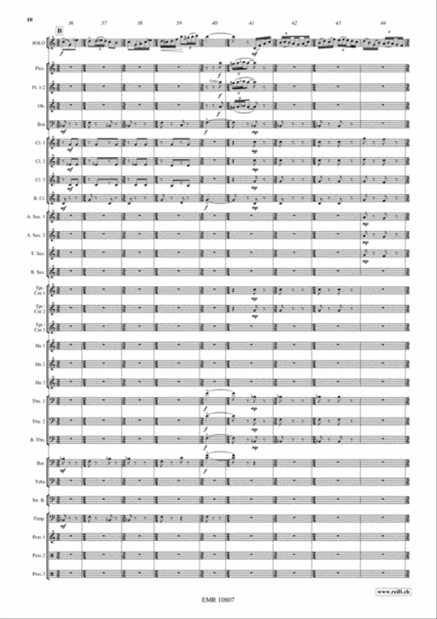 Saltatio Diabolica Saltatio Diabolica Concert Band scores gallery preview page 11