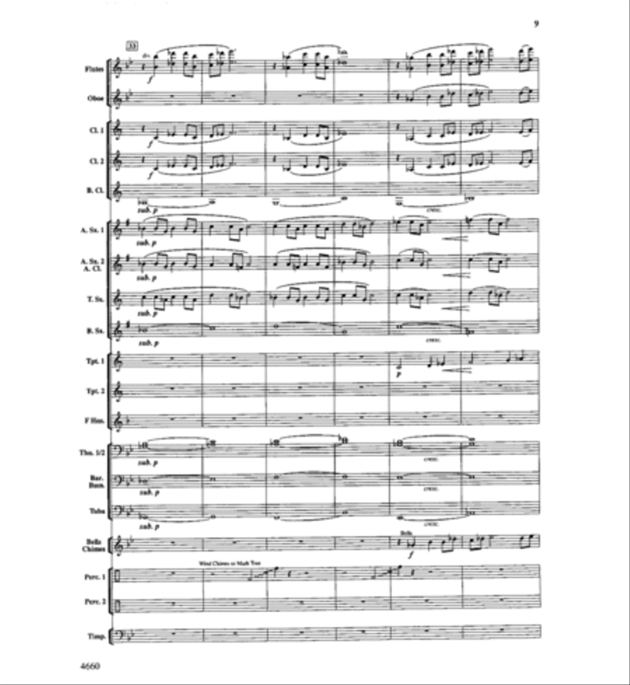 Tribute and Triumph Tribute and Triumph Concert Band scores gallery preview page 8