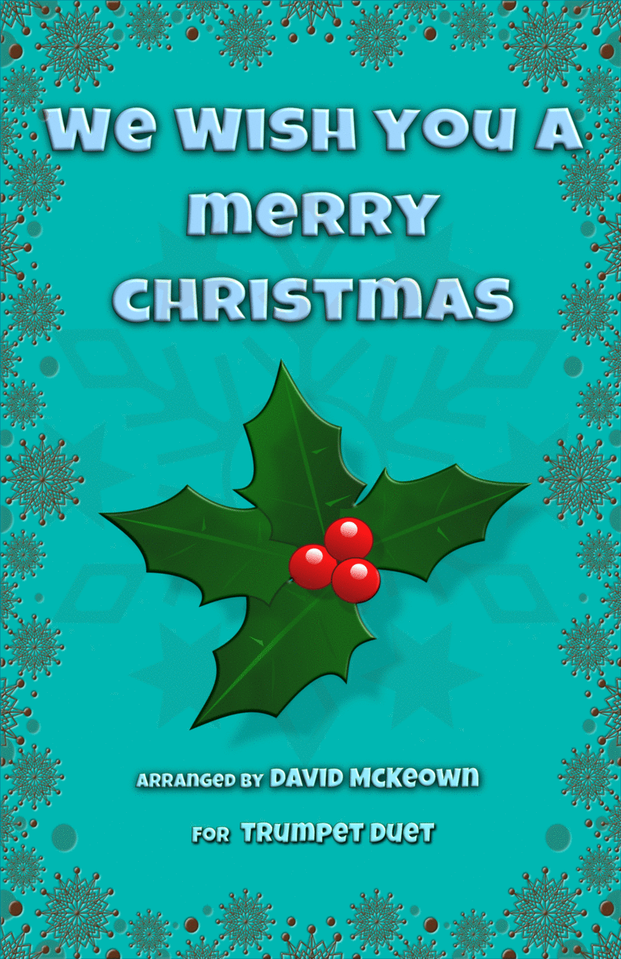 We Wish You a Merry Christmas, Jazz Style, for Trumpet Duet Trumpet Duet scores gallery preview page 1