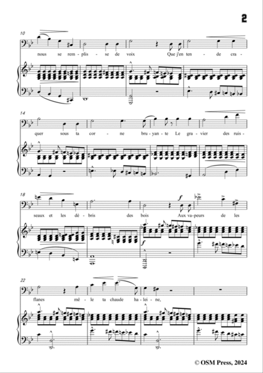 Duparc-Le galop,in g minor Voice scores gallery preview page 3