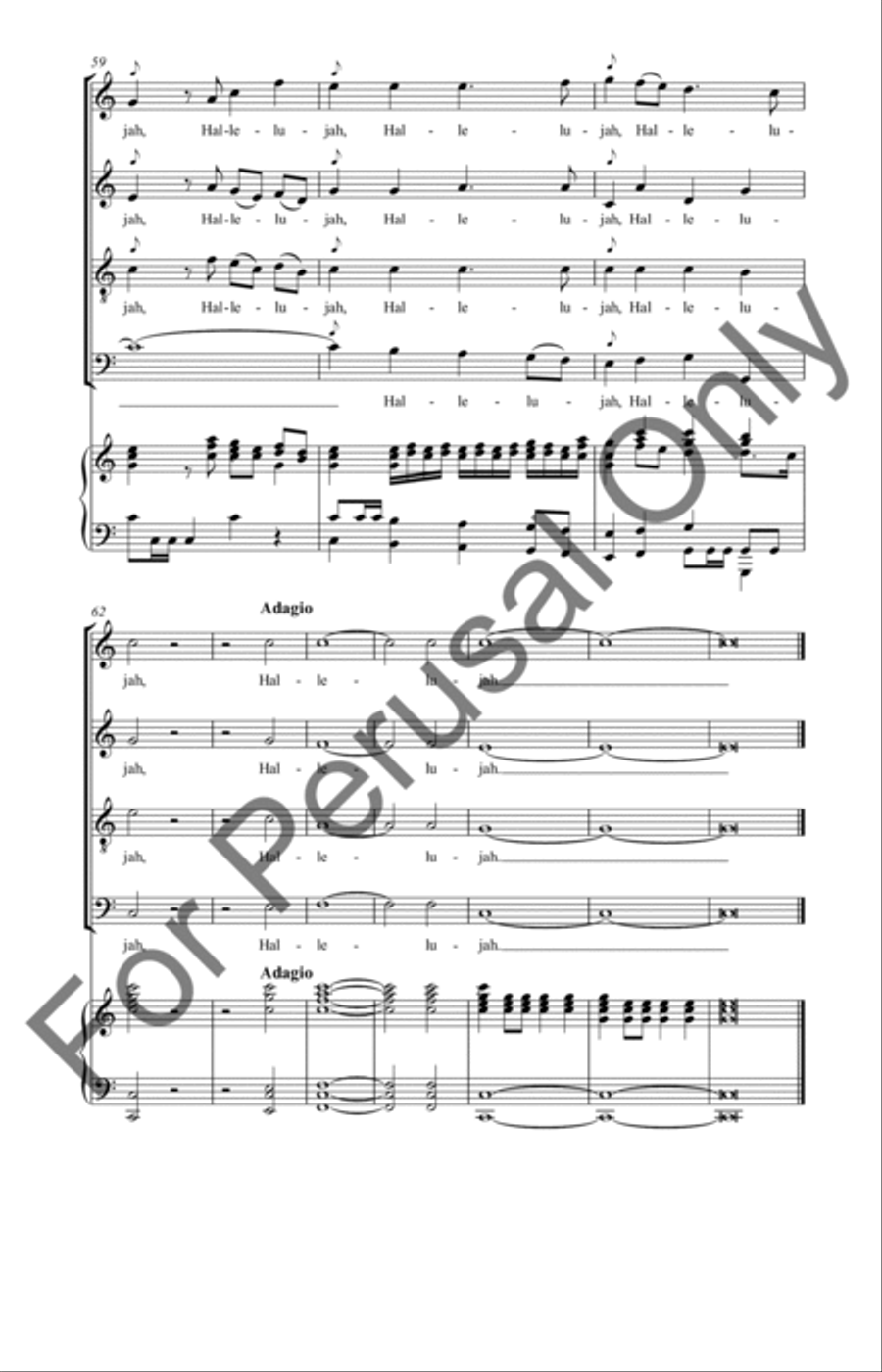 How Excellent Thy Name 4-Part scores gallery preview page 12