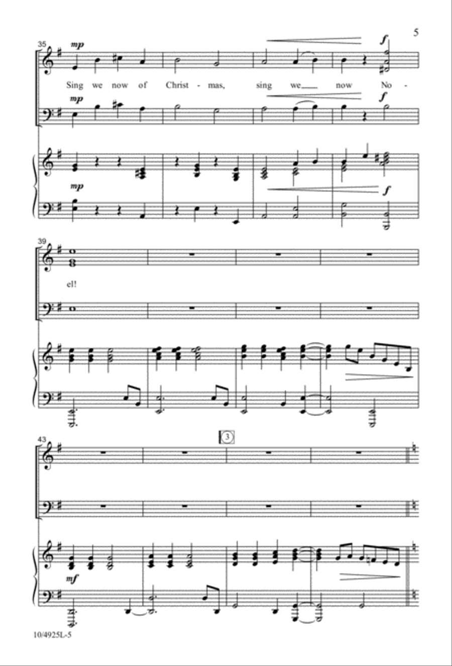 Noel Festival Noel Festival 3-Part scores gallery preview page 5