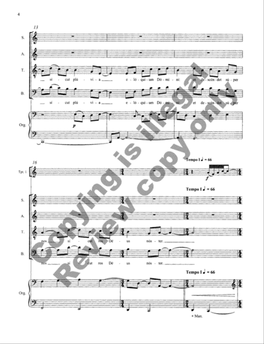 Rorate caeli (In Anticipation of the Redeemer) (Full Score) Choir scores gallery preview page 6