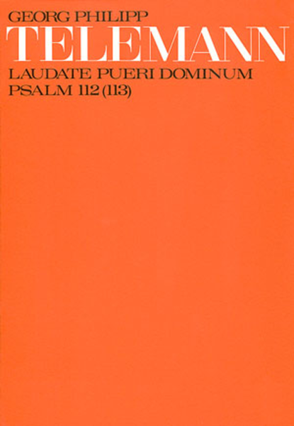 Laudate pueri Dominum