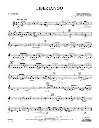 Libertango - Bb Clarinet 2