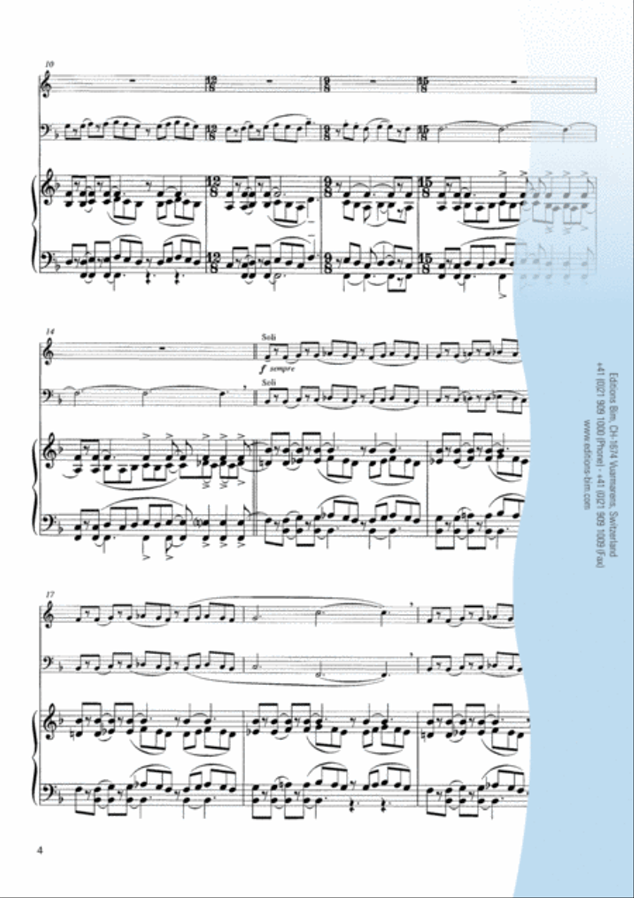 Dance of the Ocean Breeze Horn scores gallery preview page 3