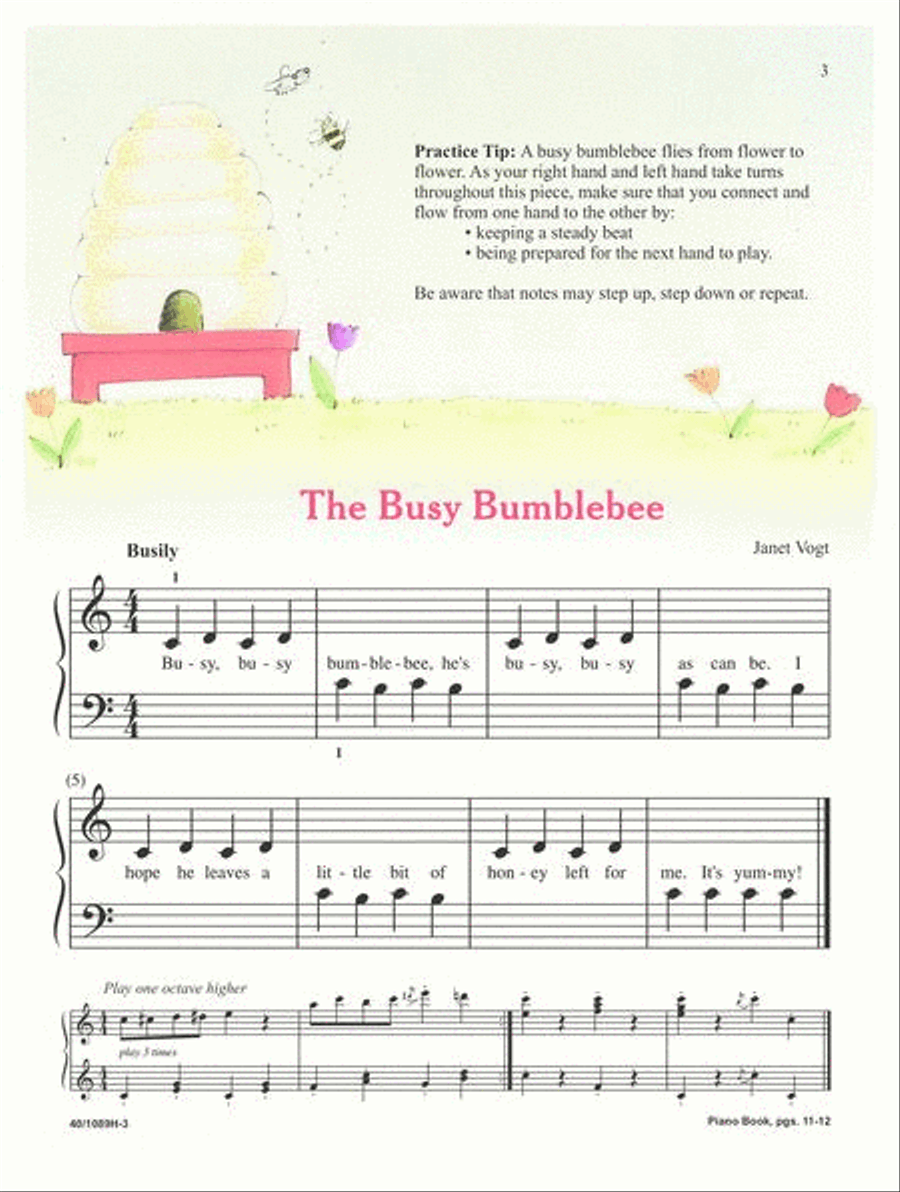 Master Class Series - On-Staff Starter Piano Method scores gallery preview page 3