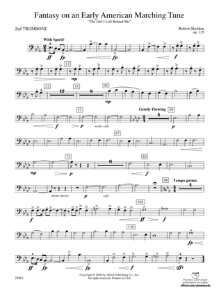 Fantasy on an Early American Marching Tune: 2nd Trombone