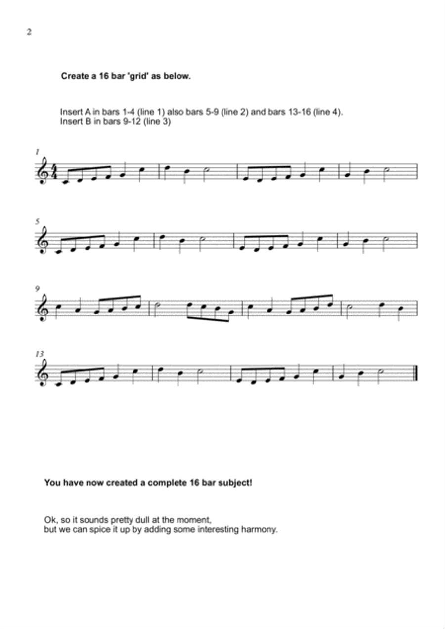 GCSE Music Composition Rescue Pack Small Ensemble scores gallery preview page 4