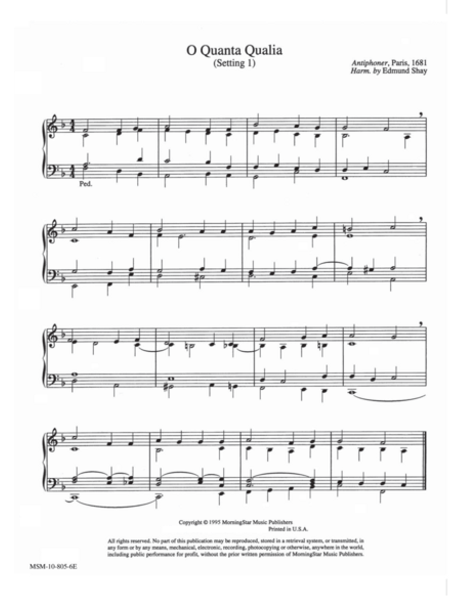 O quanta qualia (2 settings) Organ scores gallery preview page 1