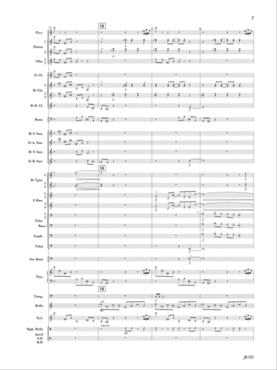 A Jack Stamp Suite: Movement 3: GF Redux It's Yours Concert Band scores gallery preview page 6