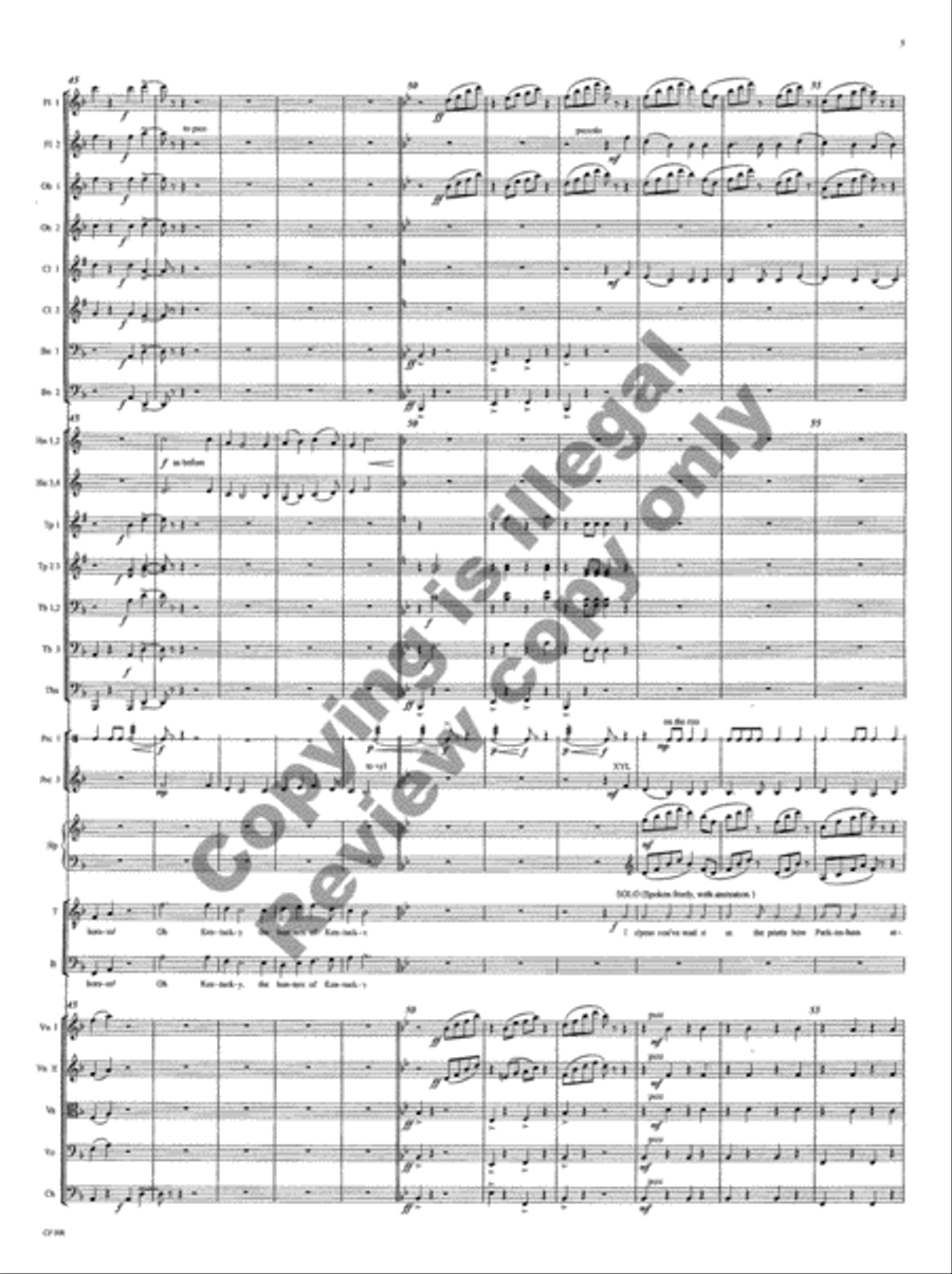 American Folk Song Suite (Orchestra Score) Choir scores gallery preview page 8