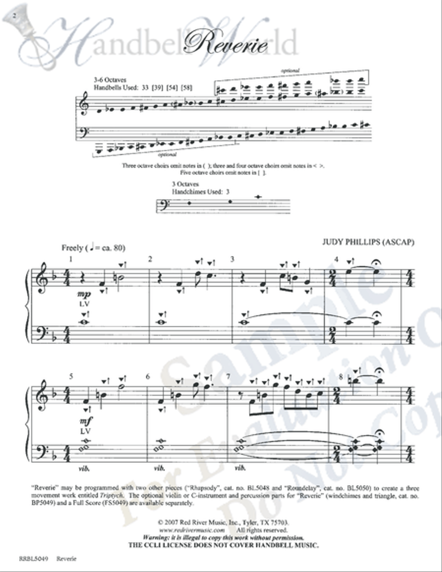 Reverie Reverie 5-Octaves scores gallery preview page 2
