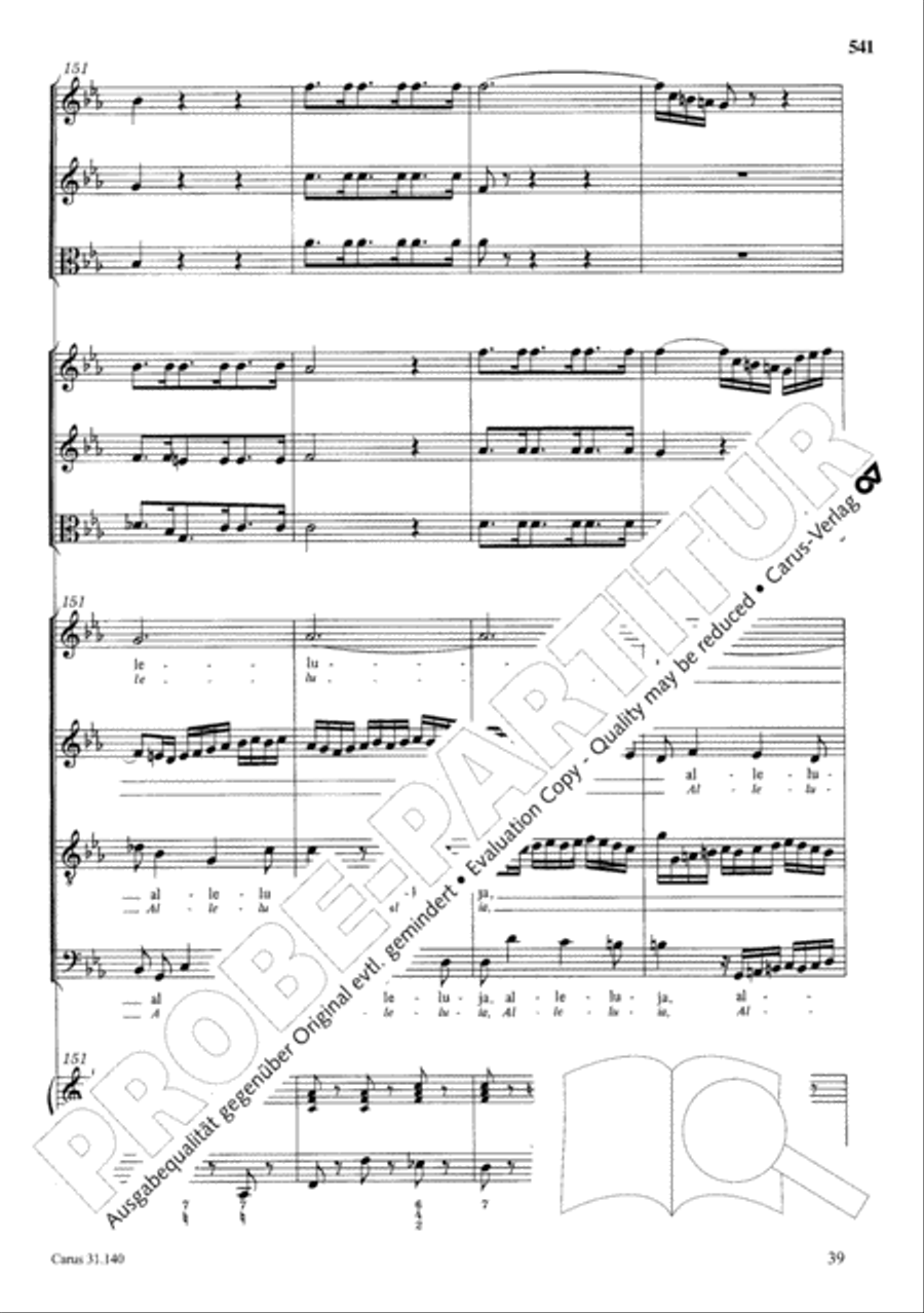 The Complete Sacred Vocal Works (Das geistliche Vokalwerk) Voice scores gallery preview page 542