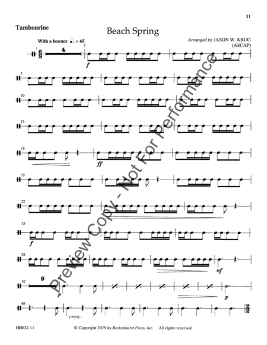 Beach Spring - Krug 5-Octaves scores gallery preview page 12
