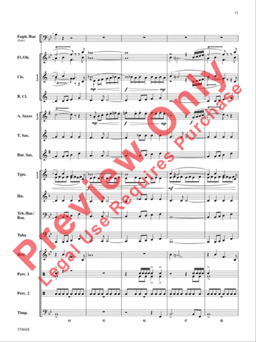 UFO UFO Concert Band scores gallery preview page 12