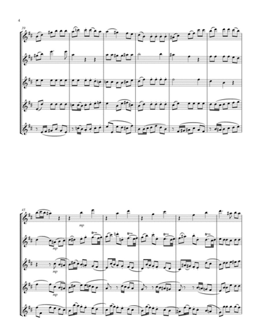 Recordare (from "Requiem") (F) (Alto Saxophone Quintet)