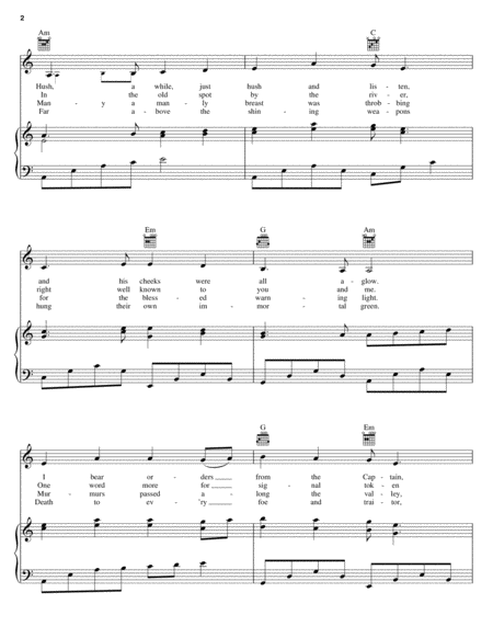 The Rising Of The Moon Song Lyrics With Easy Chords + Tab - Irish