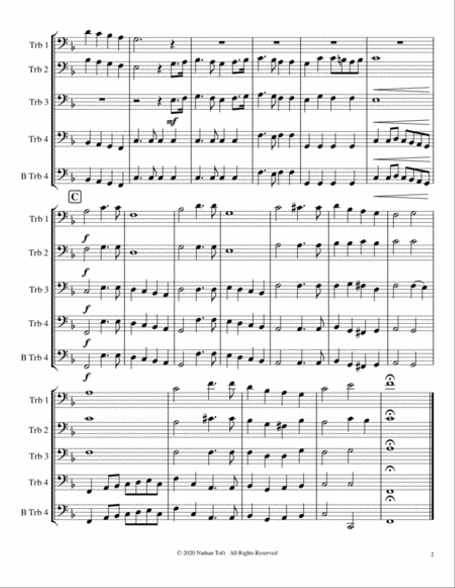 O Canada O Canada Brass Ensemble scores gallery preview page 6