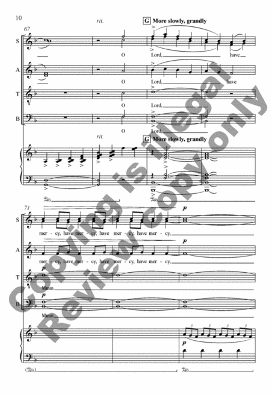 Let Us Break Bread Together 4-Part scores gallery preview page 20