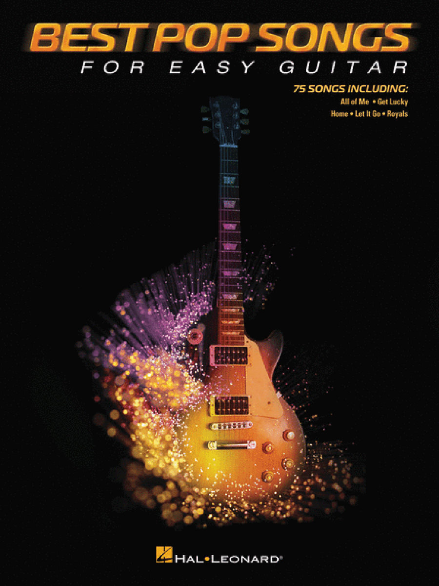 Best Pop Songs for Easy Guitar Electric Guitar scores gallery preview page 1