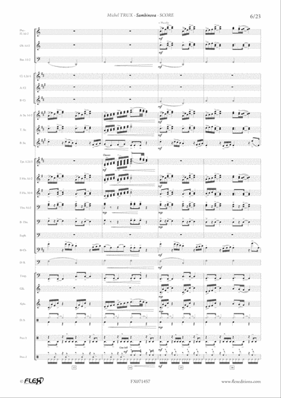 Sambinova Sambinova Concert Band scores gallery preview page 6