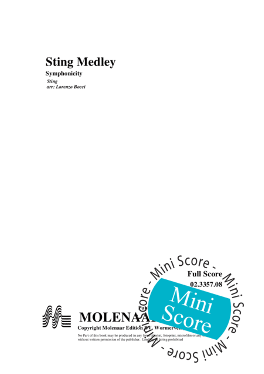 Sting Medley Sting Medley Fanfare Band scores gallery preview page 3