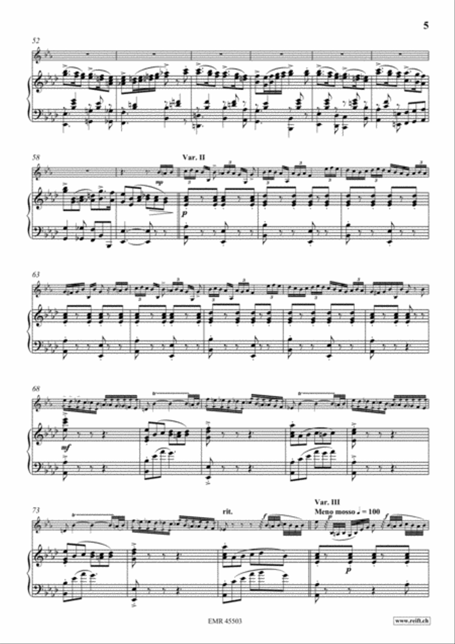 The Carnival Of Venice The Carnival Of Venice Horn scores gallery preview page 6