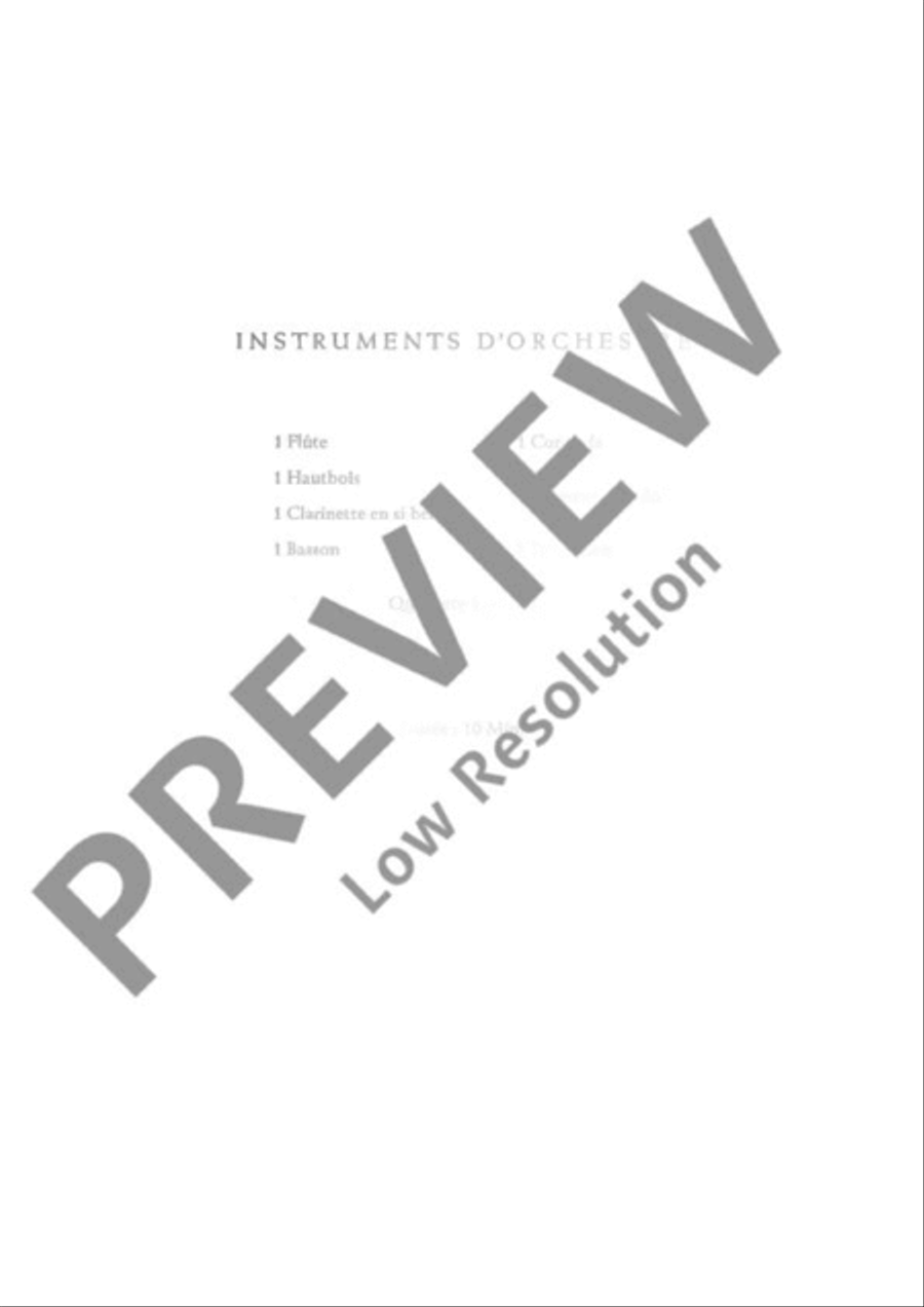 Sérénade Chamber Orchestra scores gallery preview page 3