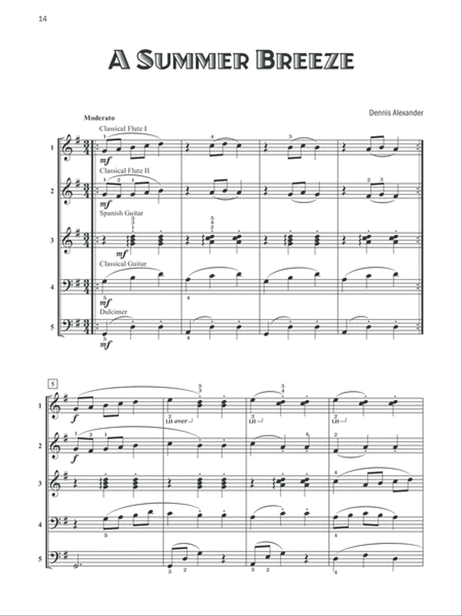Five-Star Ensembles Easy Piano scores gallery preview page 4