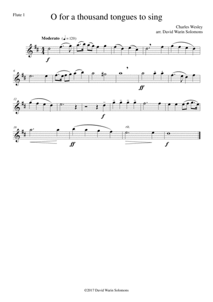 7 Songs of Glory for Flute quartet (2 C flutes, alto flute, bass flute) image number null