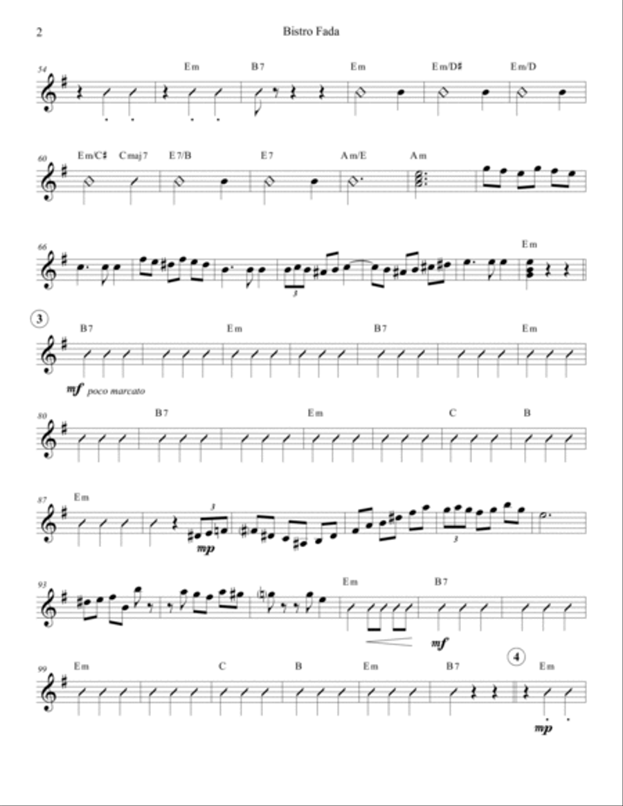 Bistro Fada Flute scores gallery preview page 6