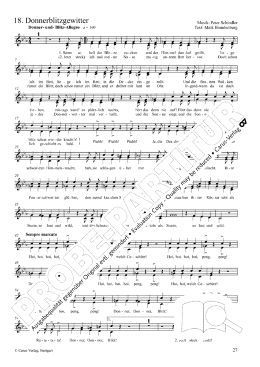 Gruselsongs, Band 1 Gruselsongs, Band 1 Choir scores gallery preview page 28