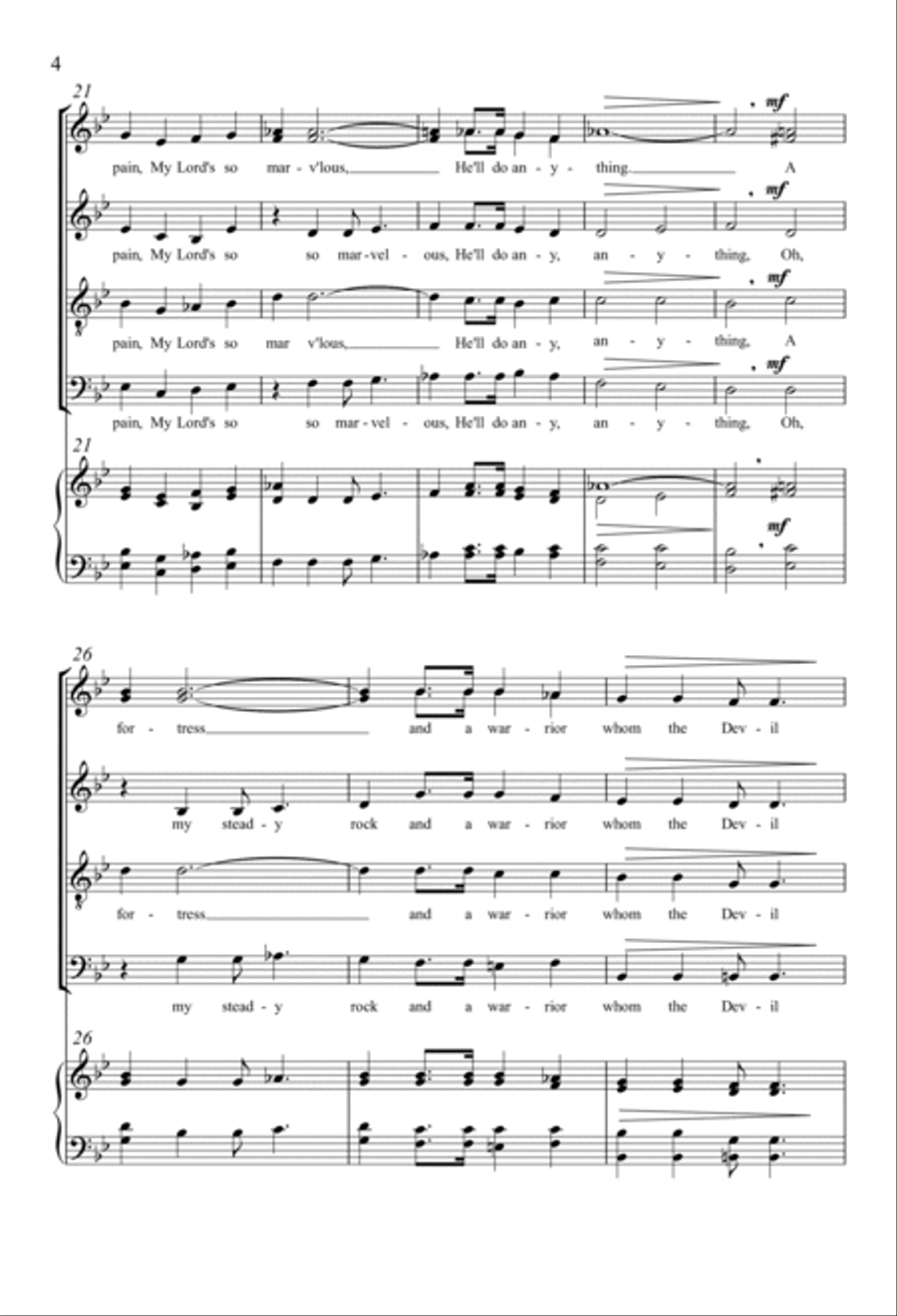 My Lord's Always Near 4-Part scores gallery preview page 3