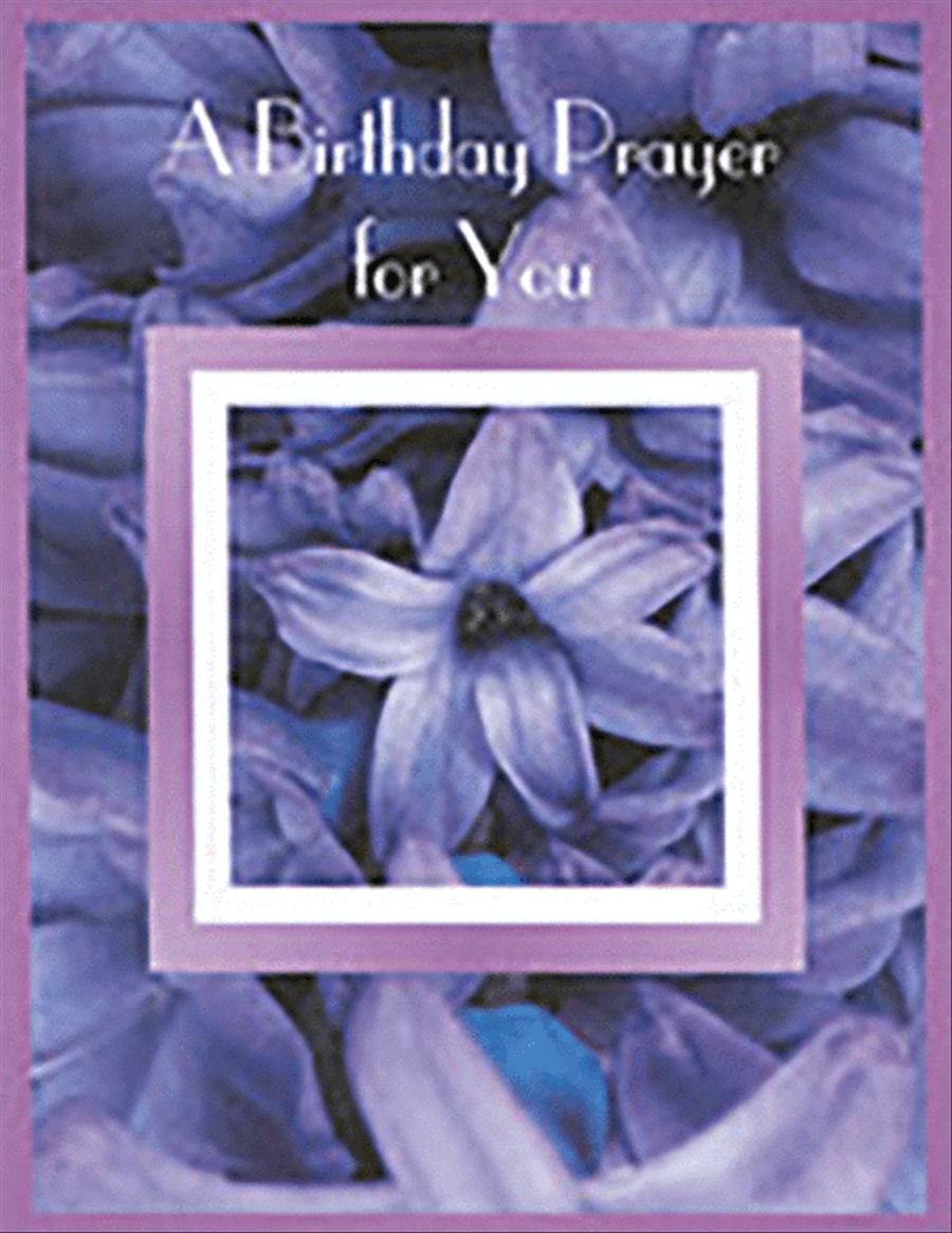 Notecard-A Birthday Prayer for You Greeting & Postcards scores gallery preview page 1