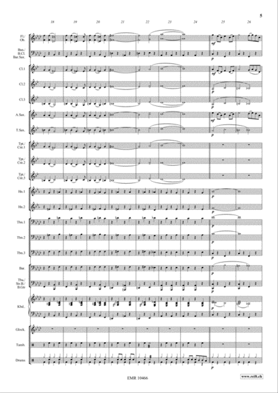 By George! By George! Concert Band scores gallery preview page 6